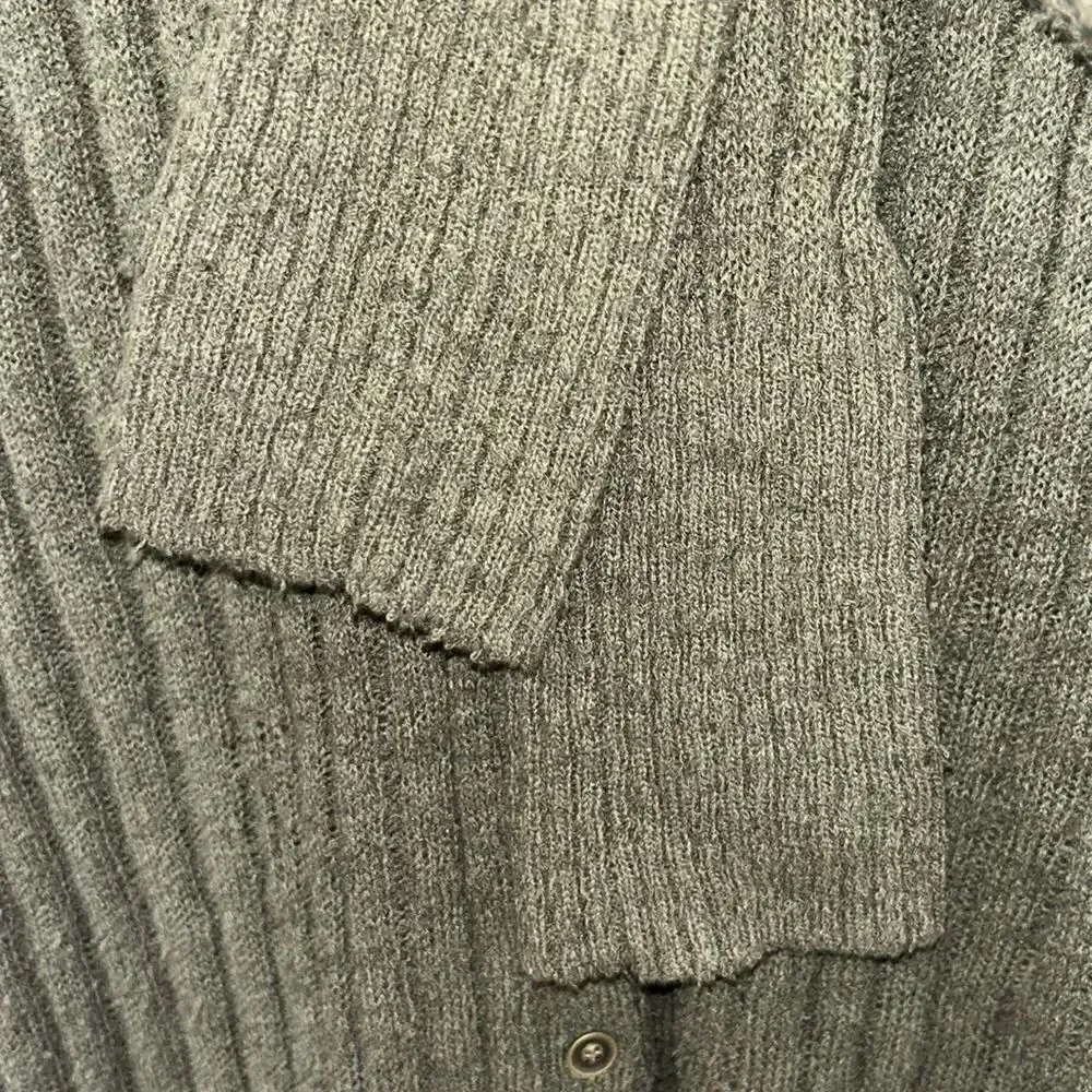 Pilcro Gauzy Olive Green Duster Cardigan Sweater(Size Medium)